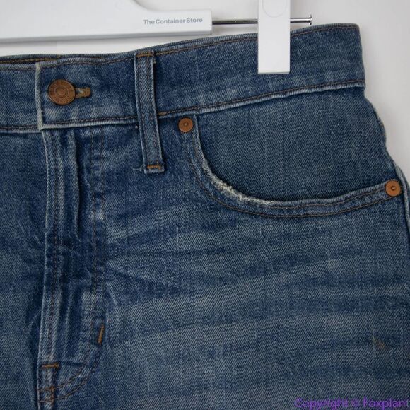 NEW Madewell Perfect Jean Short in Rayburn: Comfort Stretch, 29 - Picture 3 of 15